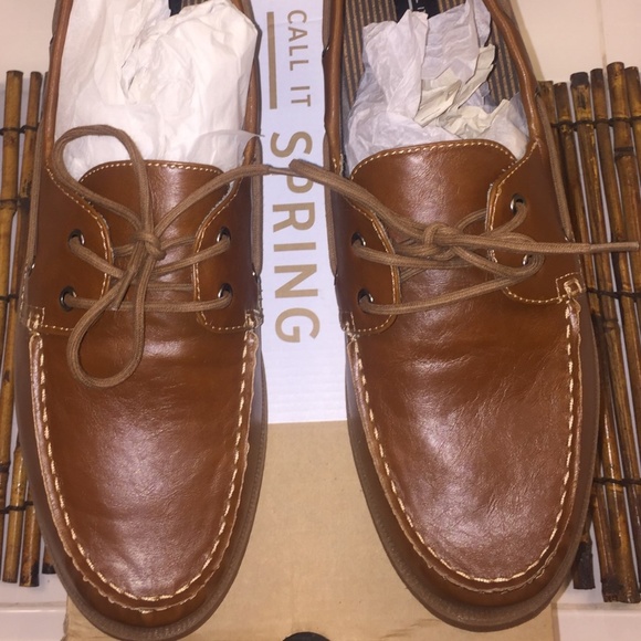 Call It Spring Mens Addney Boat Shoes Lace Up - Picture 2 of 7